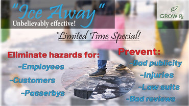 Attention all homeowners and property managers! Say goodbye to dangerous icy paths and driveways with Ice Away!