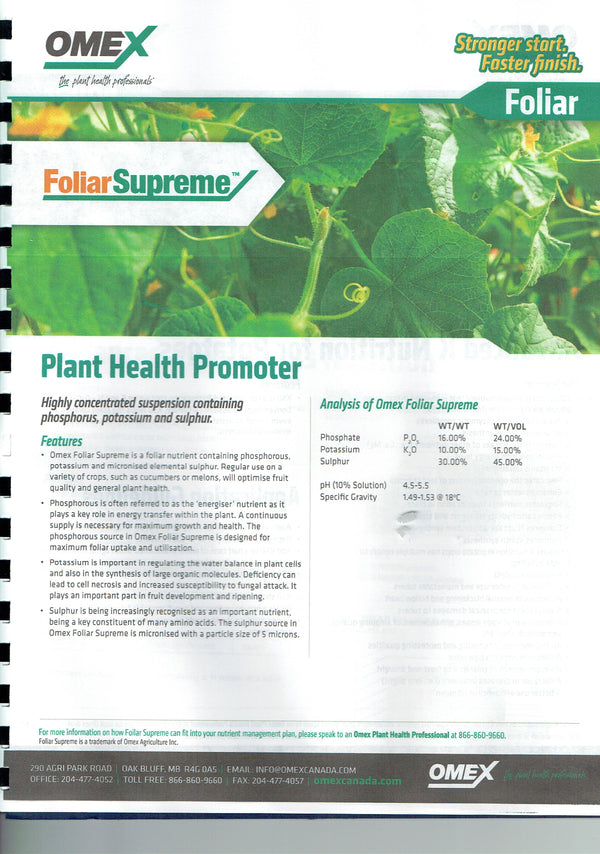 Omex Foilar Superme (Plant Health Promoter)