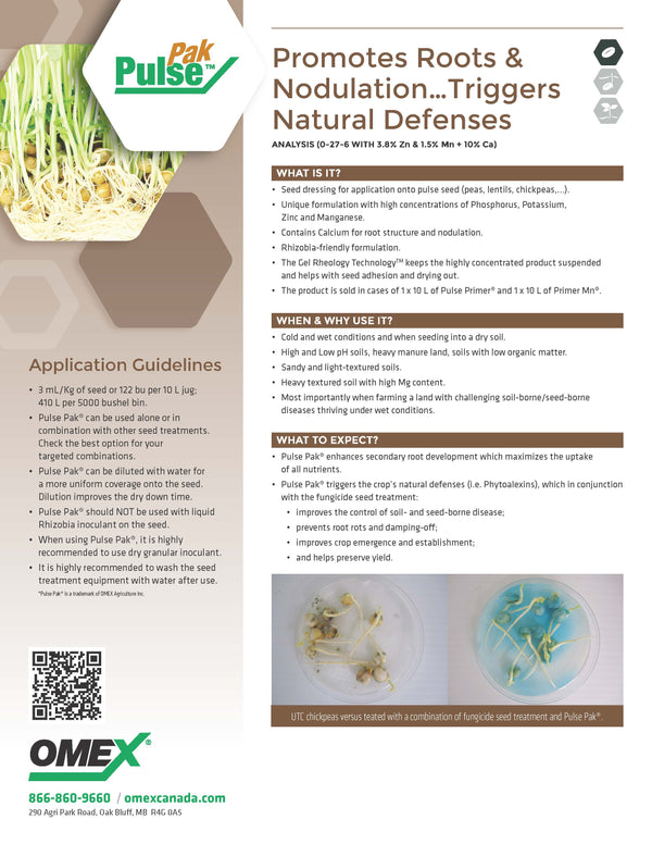 Omex Pulse Pak (Promotes Roots & Nodulation…Triggers Natural Defenses)