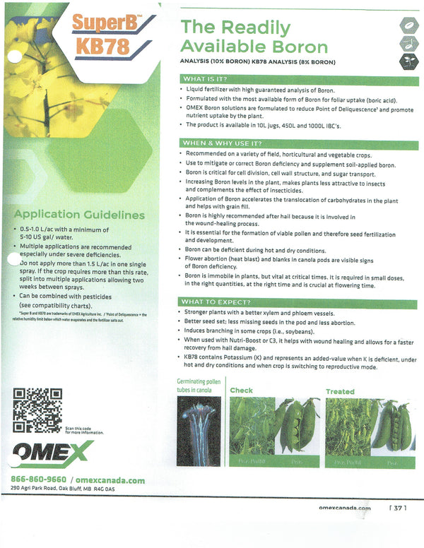 Omex KB78 (The Readily Available Boron)