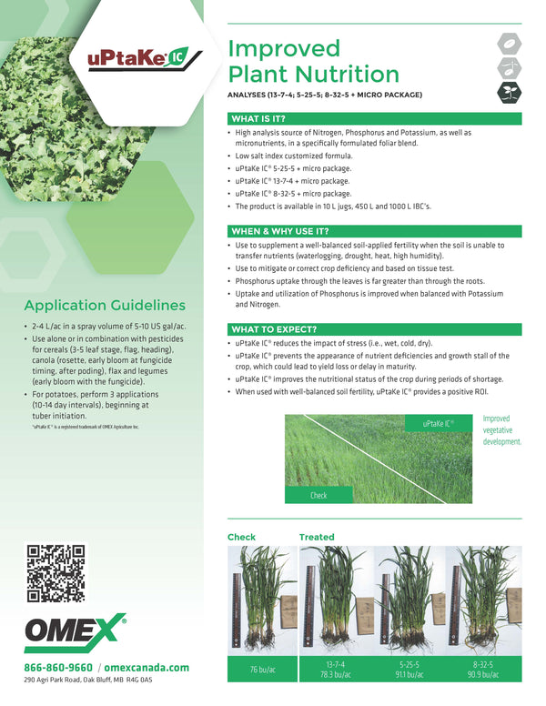 Omex Uptake IC (Improved Plant Nutrition)